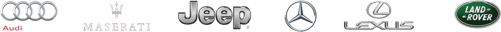 Audi,MASERATI,Jeep,Mercedes-Benz,LEXUS,LAND ROVER